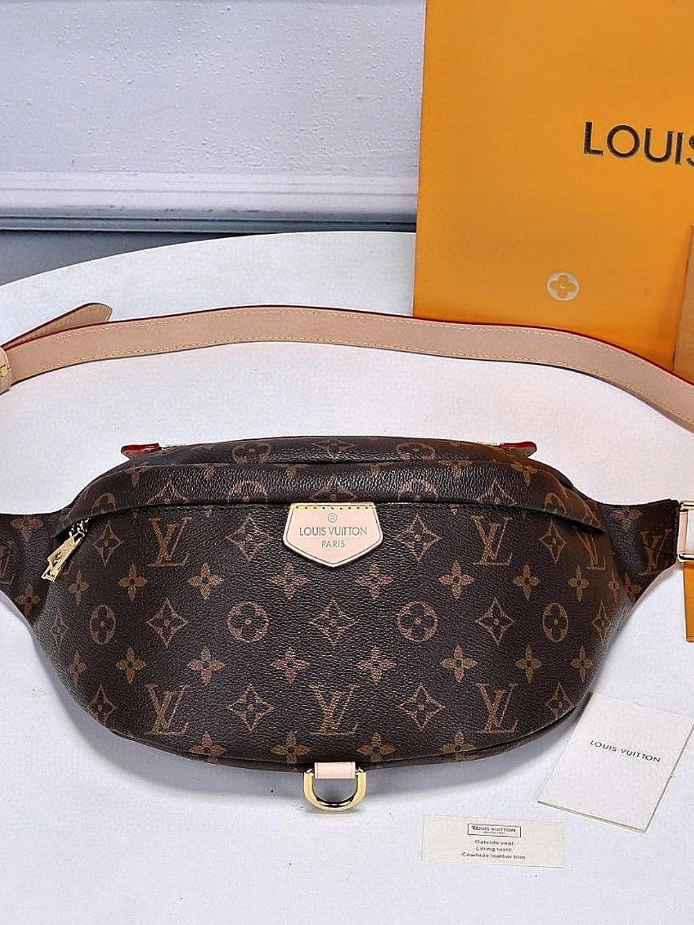 🥃LV Bumbag Brown Monogram Canvas Messenger Bag